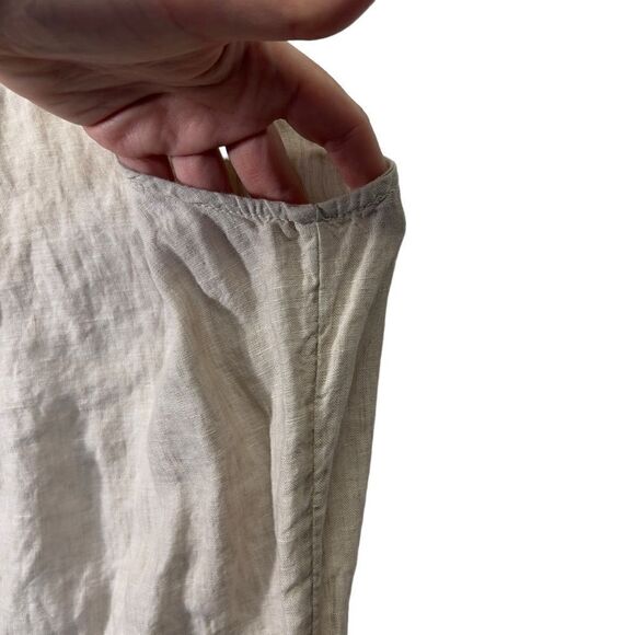 H by Halston Lightweight Linen Sleeveless Button Down Dress Size small - Picture 12 of 15